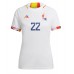 Fotbalové Dres Belgie Charles De Ketelaere #22 Dámské Venkovní MS 2022 Krátký Rukáv